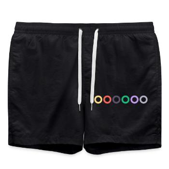 Buy Guitar Strings | Guitar Lessons, Music - Swim Trunks - black - Front - AI Model Male 185 light (185cm)