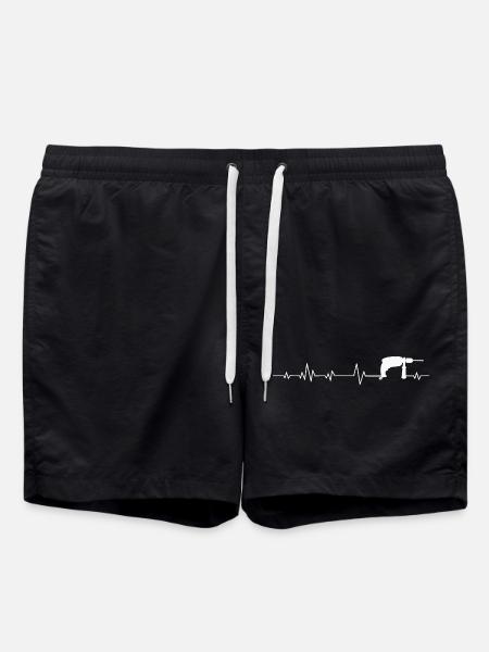 Outil artisan - Short de bain - noir