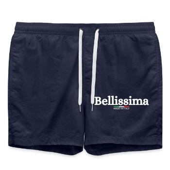 Bellissima Italia Italien Italian Bella Italia - Badeshorts - French Navy - Vorne - AI Model Male 185 light (185cm)