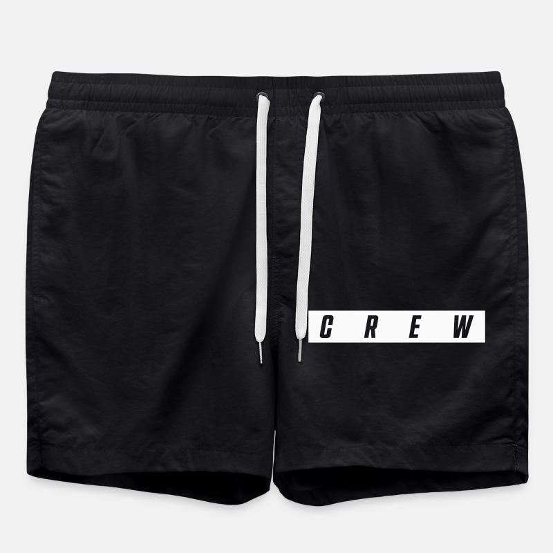 crew - Badeshorts - Schwarz
