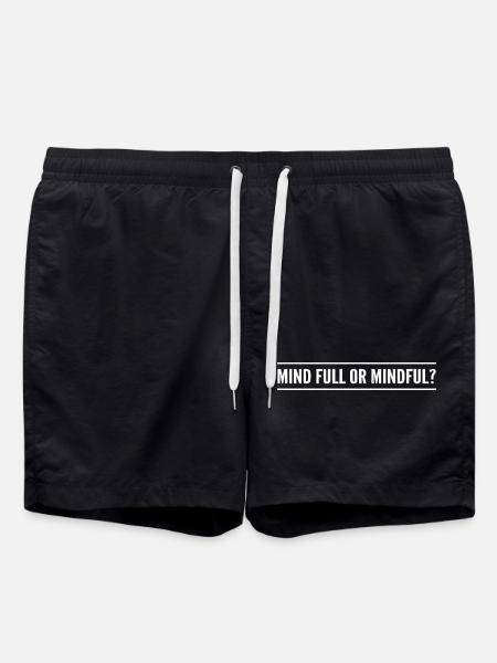 mind full or mindful? - Short de bain - noir