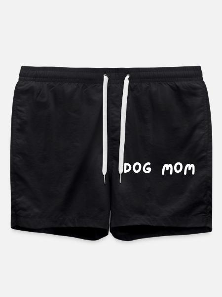 Dog mom  - Swim Trunks - black