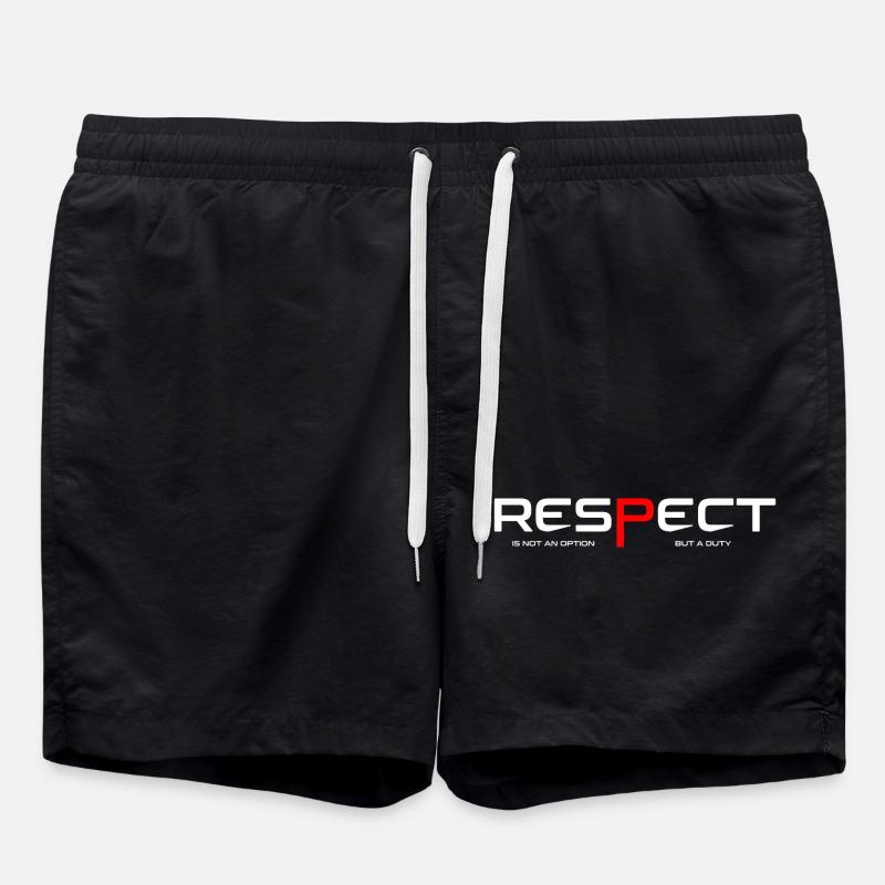 Respect - Swim Trunks - black