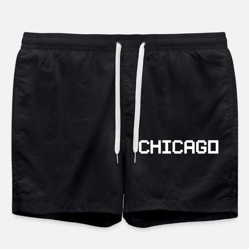 CHICAGO - Badeshorts - Schwarz