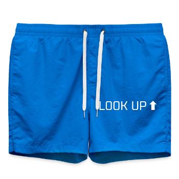 Levez les yeux – restez concentré, restez fort - Short de bain - cobalt blue - Devant