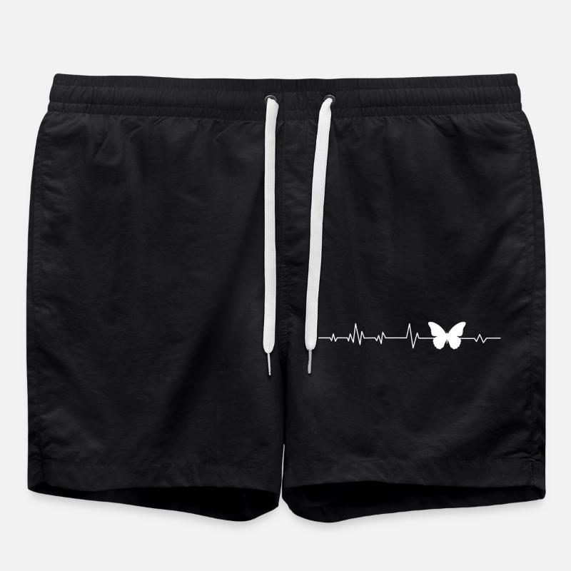 Butterfly - Swim Trunks - black
