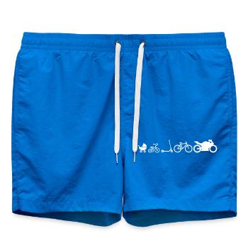 Motorad Evolution Entwicklung lustig - Badeshorts - Cobalt blue - Vorne
