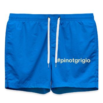 PINOT GRIGIO - White Wine - Wine - Sommelier - Swim Trunks - cobalt blue - Front