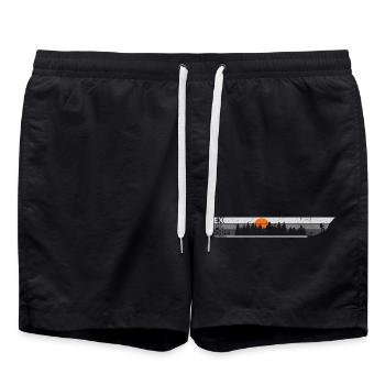 Explore the great outdoor - Swim Trunks - black - Front - AI Model Male 185 light (185cm)