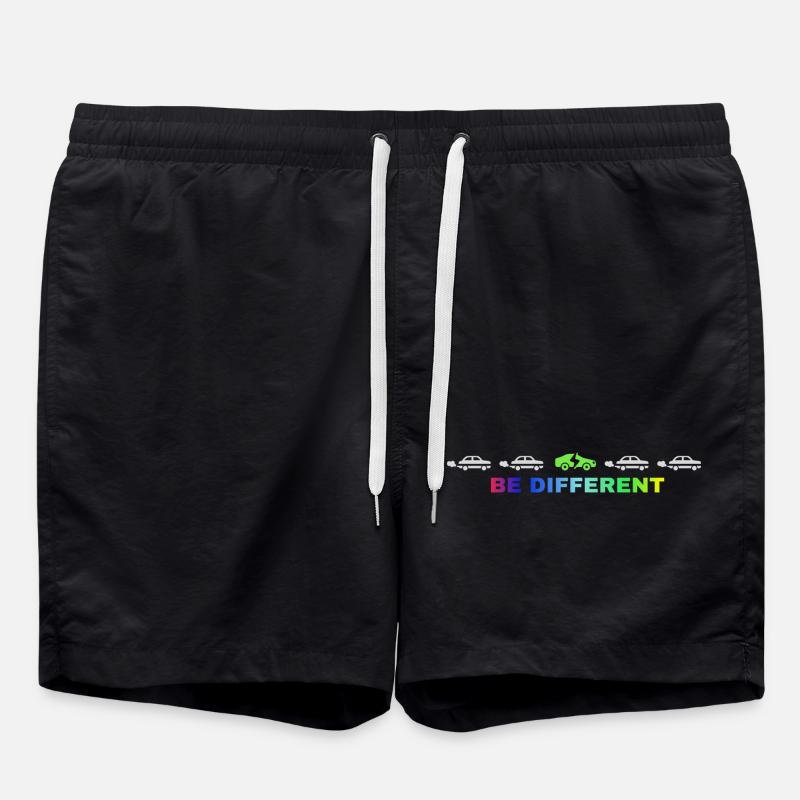 Be different - Badeshorts - Schwarz