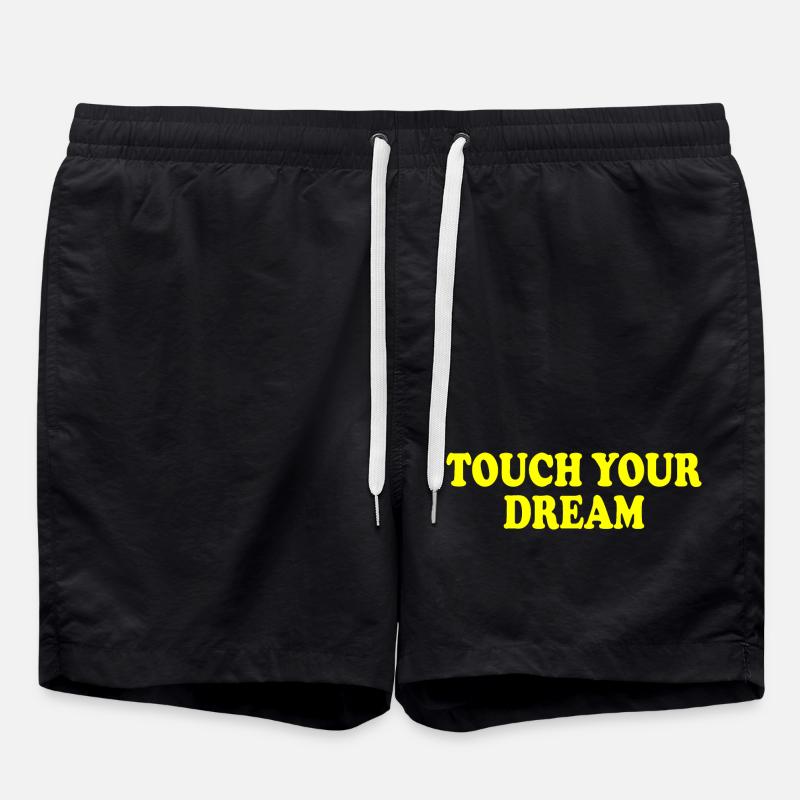 touch your dream - Swim Trunks - black