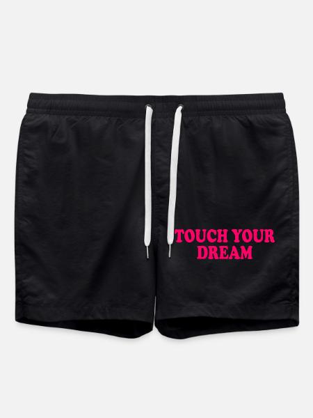 touch you dream - Swim Trunks - black