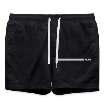 Team Stroke - Swim Trunks - black - Front - AI Model Male 185 light (185cm)