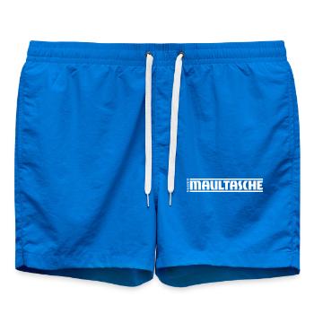 „Genussmittel“ Serie | Maultasche - Badeshorts - Cobalt blue - Vorne