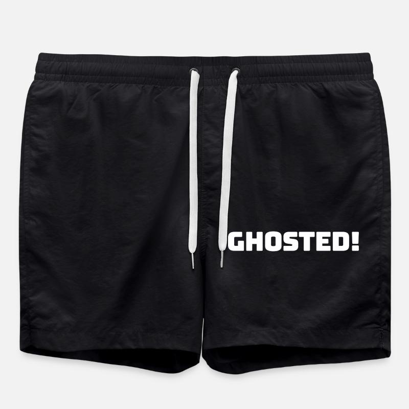 Ghosted_White - Short de bain - noir