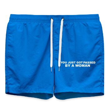 Sticker Phrase Culte - Short de bain - cobalt blue - Devant