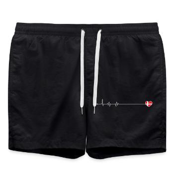 Design details required - Swim Trunks - black - Front - AI Model Male 185 light (185cm)