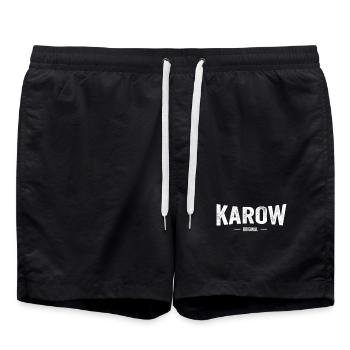 Karow Original - Badeshorts - Schwarz - Vorne - AI Model Male 185 light (185cm)