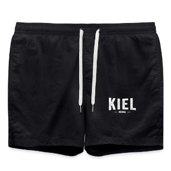 Kiel Original - Badeshorts - Schwarz - Vorne - AI Model Male 185 light (185cm)