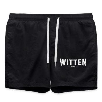 Witten Original - Badeshorts - Schwarz - Vorne - AI Model Male 185 light (185cm)