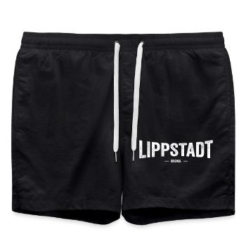 Lippstadt Original - Badeshorts - Schwarz - Vorne - AI Model Male 185 light (185cm)
