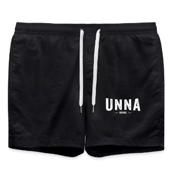 Unna Original - Badeshorts - Schwarz - Vorne - AI Model Male 185 light (185cm)