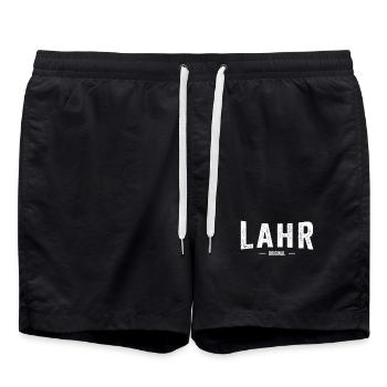 Lahr Original - Badeshorts - Schwarz - Vorne - AI Model Male 185 light (185cm)