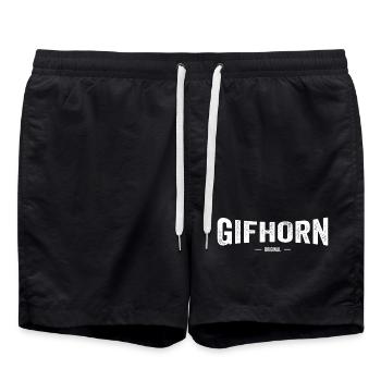 Gifhorn Original - Badeshorts - Schwarz - Vorne - AI Model Male 185 light (185cm)