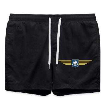 Louisiana Fan T-Shirt – Perfect for fans! - Swim Trunks - black - Front - AI Model Male 185 light (185cm)