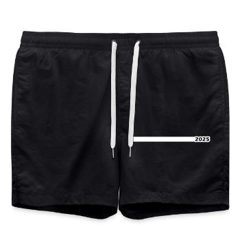 Ligne 2025 - Short de bain - noir - Devant - AI Model Male 185 light (185cm)