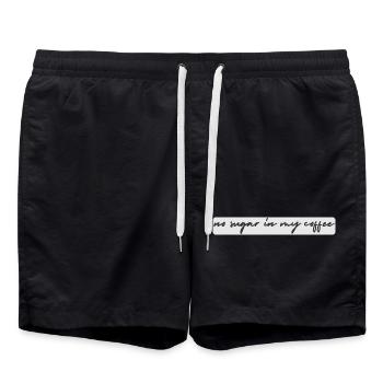 sans sucre - Short de bain - noir - Devant - AI Model Male 185 light (185cm)