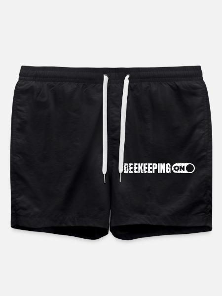 Being a beekeeper - Swim Trunks - black