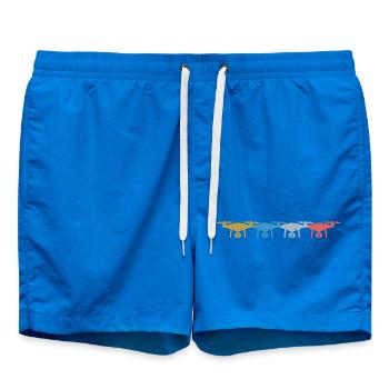 Drone Vintage Drohnen Retro - Badeshorts - Cobalt blue - Vorne