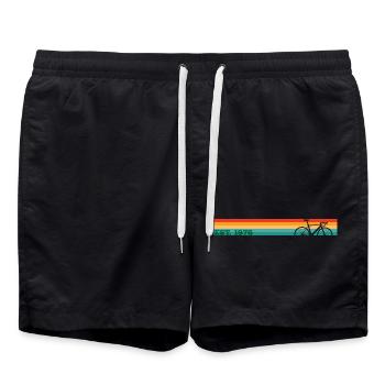 Millésime 1976 - Short de bain - noir - Devant - AI Model Male 185 light (185cm)