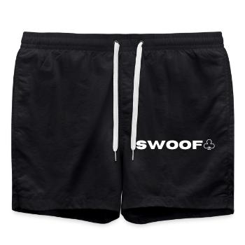 Swoof ♧ br schweiz Ich kann das Design nicht sehen - Badeshorts - Schwarz - Vorne - AI Model Male 185 light (185cm)