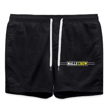 Malle Crew - Swim Trunks - black - Front - AI Model Male 185 light (185cm)