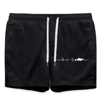 Shark - Swim Trunks - black - Front - AI Model Male 185 light (185cm)