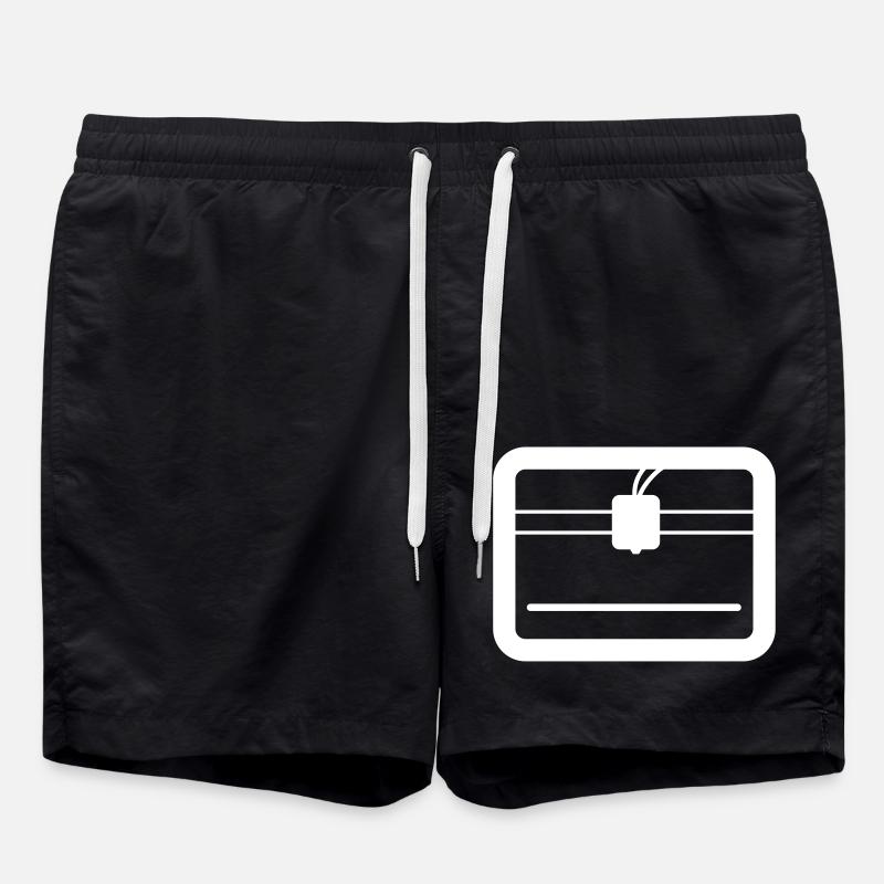 3D printer - Swim Trunks - black