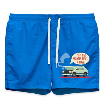 Abschleppdienst Autopanne abschleppen - Badeshorts - Cobalt blue - Vorne