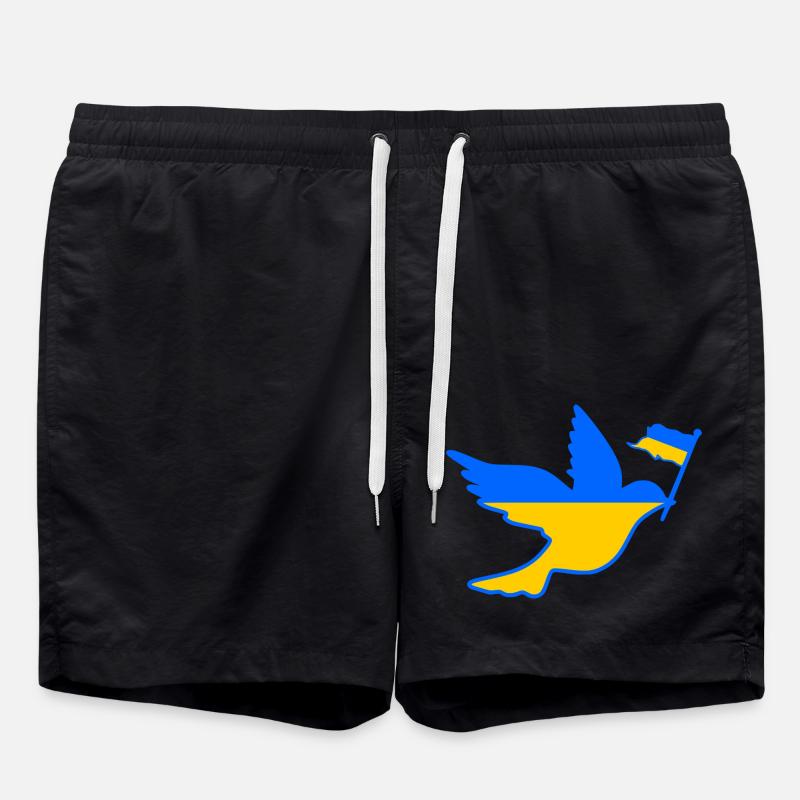 Ukraine - Swim Trunks - black