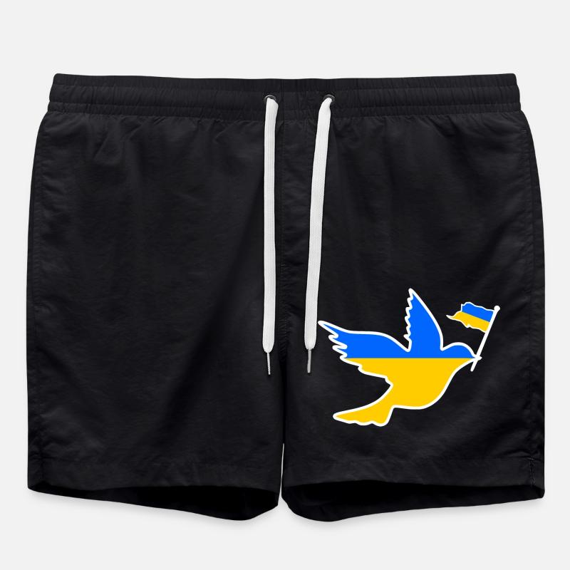 Ukraine - Swim Trunks - black
