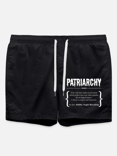Patriarchy | Definition Duden - Swim Trunks - black
