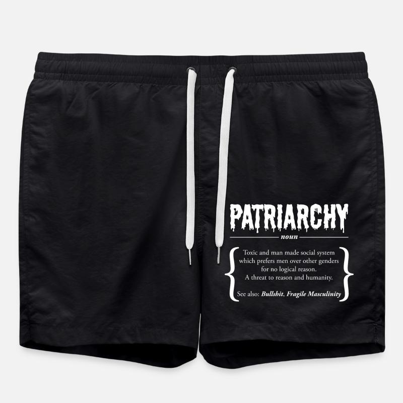 Patriarchy | Definition Duden - Swim Trunks - black