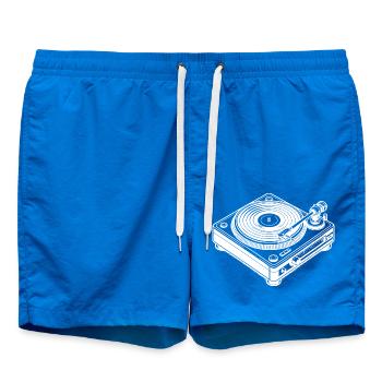 Record player - Swim Trunks - cobalt blue - Front
