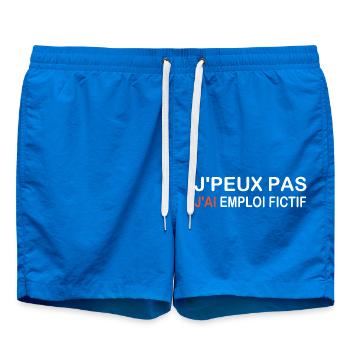 I can't I have a fictitious job - Swim Trunks - cobalt blue - Front