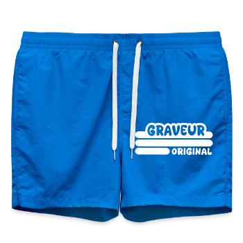 Beruf Graveur - Badeshorts - Cobalt blue - Vorne