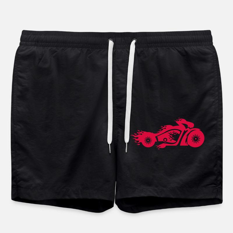 vélo en feu - Short de bain - noir