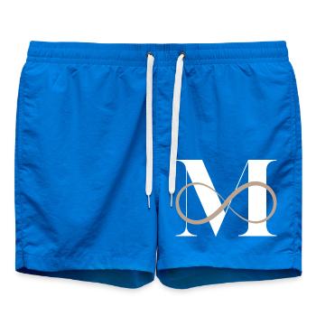 Lettre m infinie - Short de bain - cobalt blue - Devant
