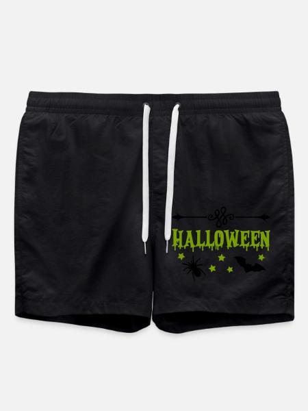 Halloween - Badeshorts - Schwarz
