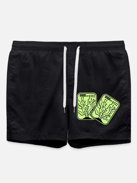 Micro Chip 2 - Swim Trunks - black